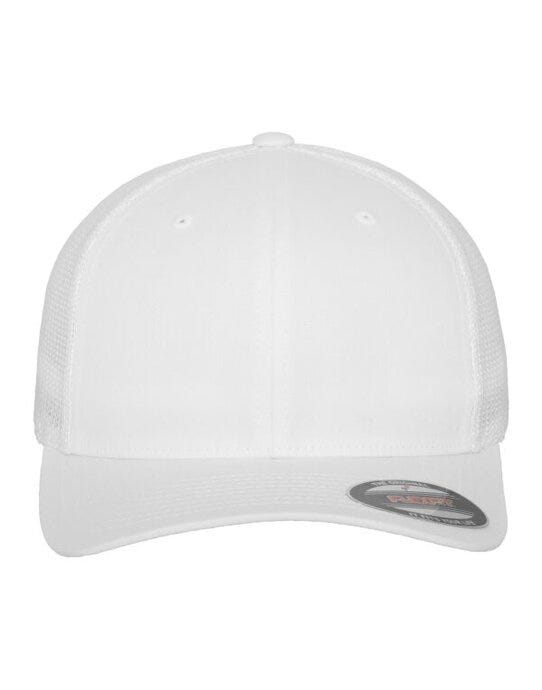 Flexfit 6511 Mesh Trucker - White