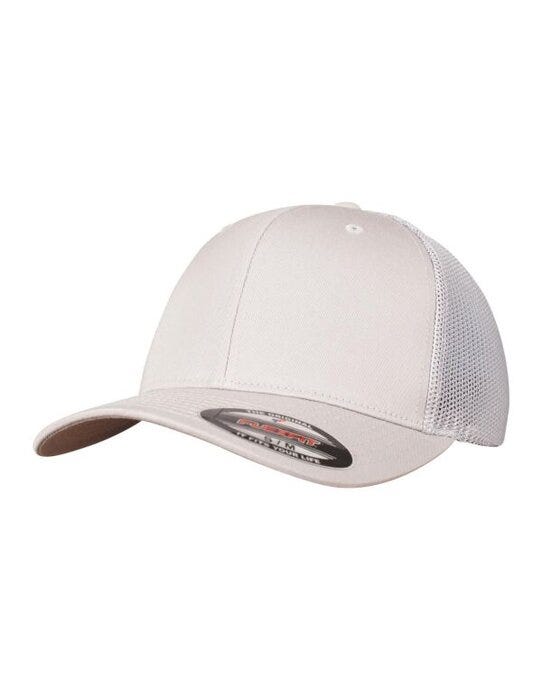Flexfit 6511 Mesh Trucker - Silver