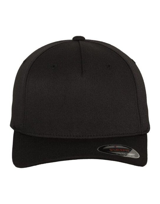 Flexfit 6560 5 Panel Cap - Black