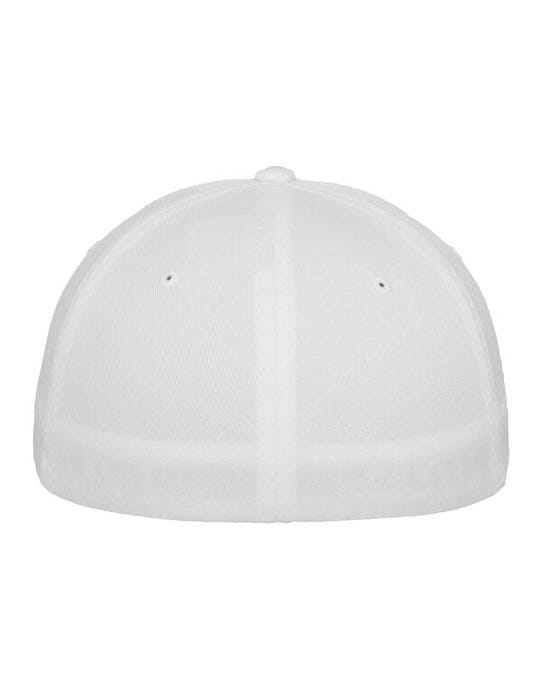 Flexfit 6560 5 Panel Cap - White