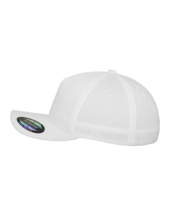 Flexfit 6560 5 Panel Cap - White