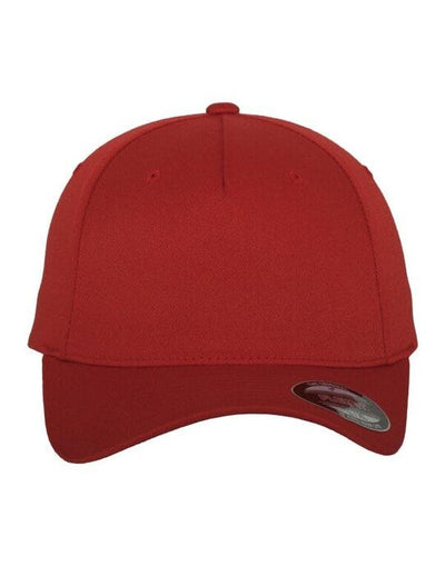 Flexfit 6560 5 Panel Cap - Red