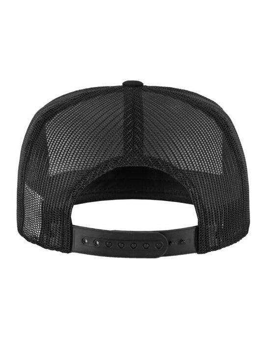 Flexfit 6606 Retro Trucker Cap - Black