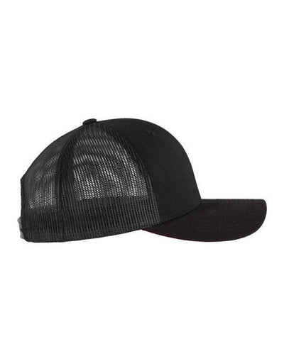 Flexfit 6606 Retro Trucker Cap - Black