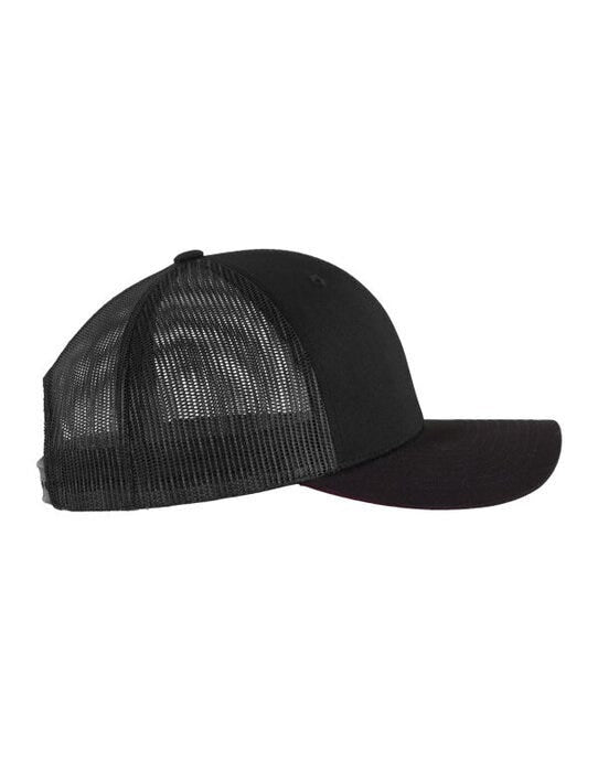 Flexfit 6606 Retro Trucker Cap - Black