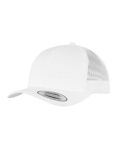 Flexfit 6606 Retro Trucker Cap - White