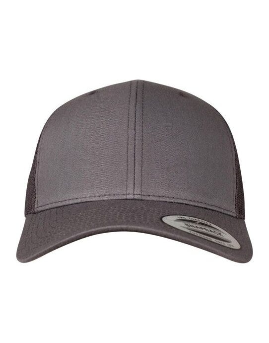 Flexfit 6606 Retro Trucker Cap - Dark Grey