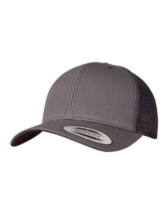 Flexfit 6606 Retro Trucker Cap - Dark Grey