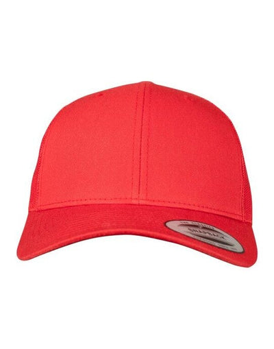 Flexfit 6606 Retro Trucker Cap - Red