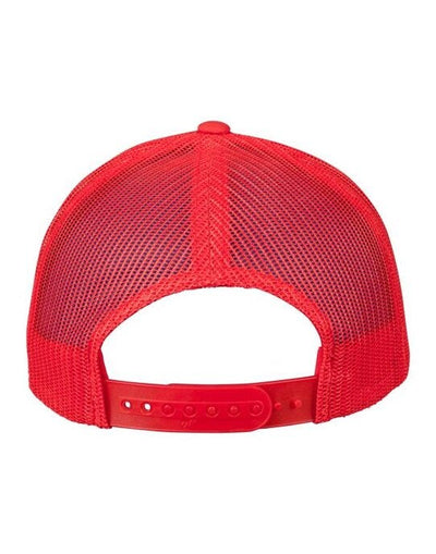 Flexfit 6606 Retro Trucker Cap - Red