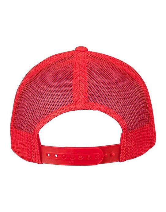 Flexfit 6606 Retro Trucker Cap - Red