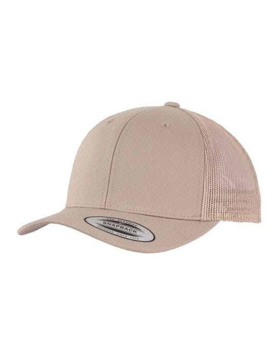 Flexfit 6606 Retro Trucker Cap - Khaki