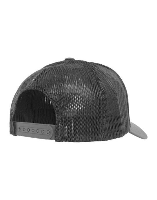 Flexfit 6606CF Retro Trucker Colored Front - Dark Grey/White/Dark Grey