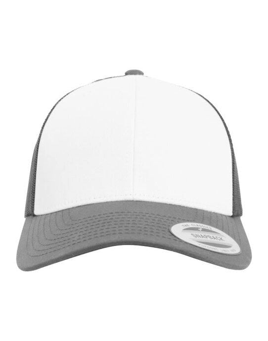 Flexfit 6606CF Retro Trucker Colored Front - Dark Grey/White/Dark Grey