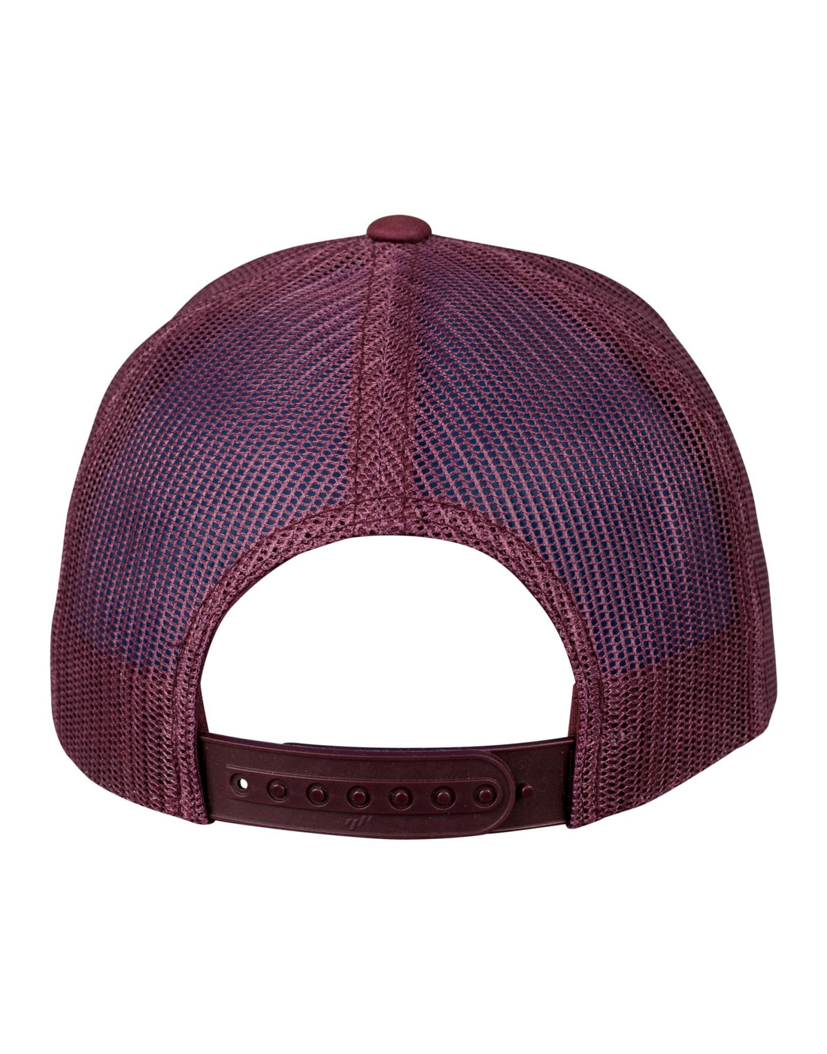 Flexfit 6606CF Retro Trucker Colored Front - Maroon/White/Maroon