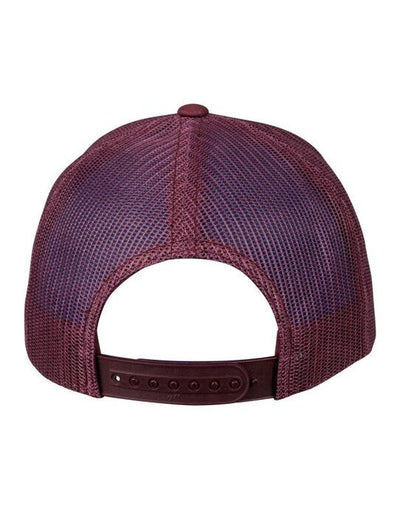 Flexfit 6606CF Retro Trucker Colored Front - Maroon/White/Maroon