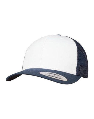 Flexfit 6606CF Retro Trucker Colored Front - Navy/White/Navy