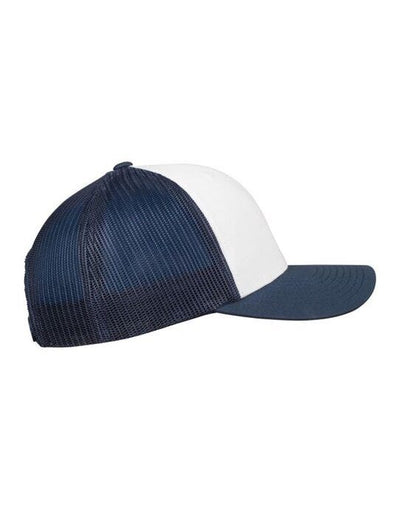 Flexfit 6606CF Retro Trucker Colored Front - Navy/White/Navy