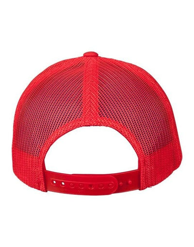 Flexfit 6606CF Retro Trucker Colored Front - Red/White/Red