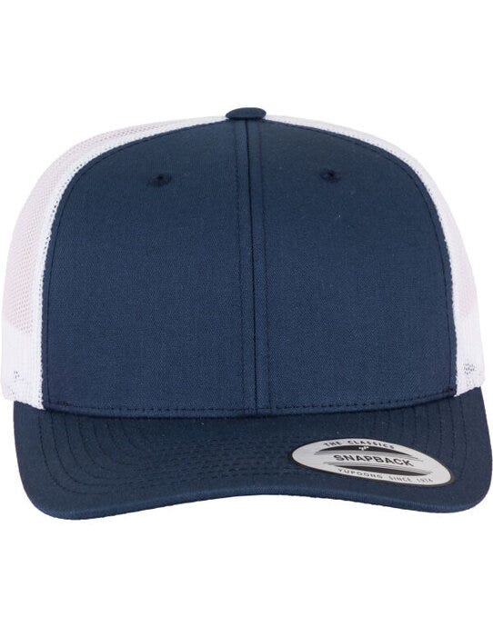 Flexfit 6606T Retro Trucker Two Tone Cap - Navy/White