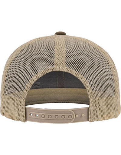 Flexfit 6606T Retro Trucker Two Tone Cap - Moss Green/Khaki