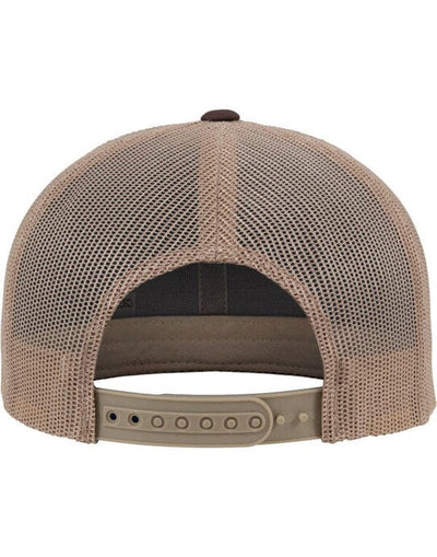 Flexfit 6606T Retro Trucker Two Tone Cap - Brown/Khaki