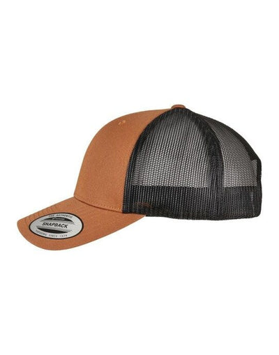Flexfit 6606T Retro Trucker Two Tone Cap - Caramel/Black