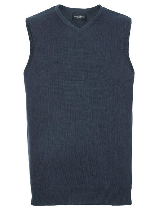Russell Athletic Collection 716M Russell Collection VNeck S'Less Pullover - French Navy