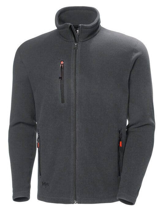 Helly Hansen 72026 Oxford Fleece Jacket - Dark Grey