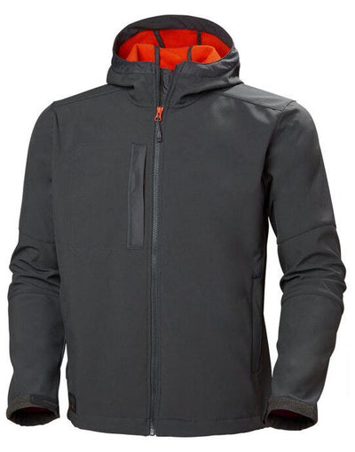 Helly Hansen 74230 Kensington Hooded Softshell - Dark Grey
