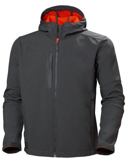 Helly Hansen 74230 Kensington Hooded Softshell - Dark Grey