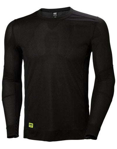Helly Hansen 75105 LIFA Crew Neck Baselayer - Black