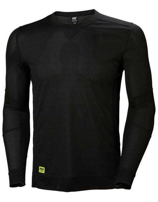 Helly Hansen 75105 LIFA Crew Neck Baselayer - Black