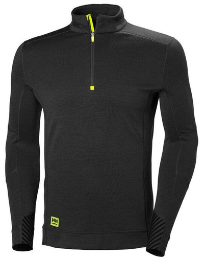 Helly Hansen 75109 LIFA Base Layer Half Zip - Black