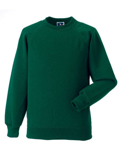 Russell Athletic 7620B Russell Kids Classic Sweatshirt - Bottle Green