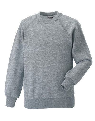 Russell Athletic 7620B Russell Kids Classic Sweatshirt - Light Oxford