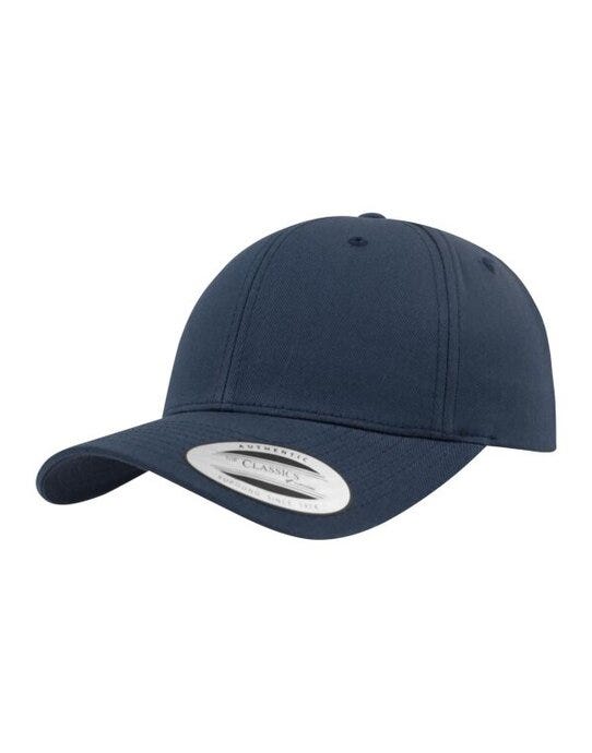 Flexfit 7706 Curved Classic Snapback Cap - Navy