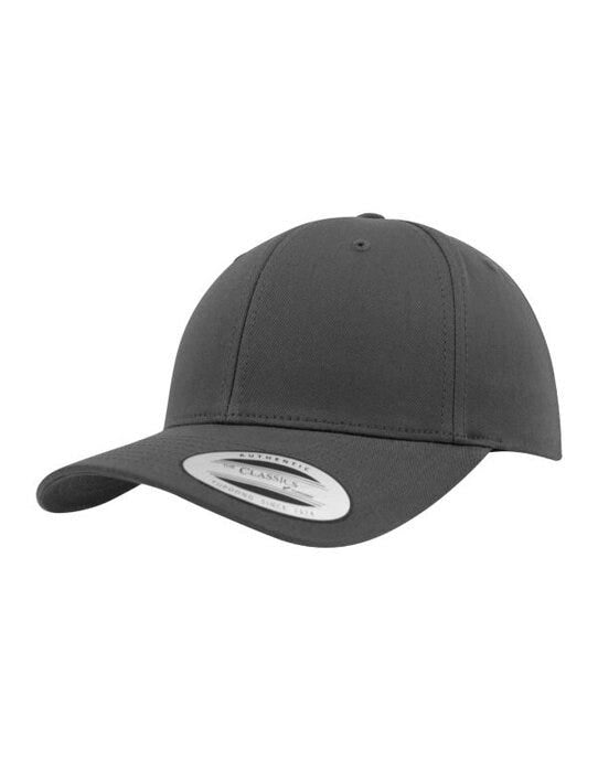 Flexfit 7706 Curved Classic Snapback Cap - Charcoal