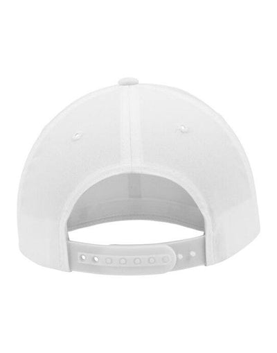 Flexfit 7706 Curved Classic Snapback Cap - White