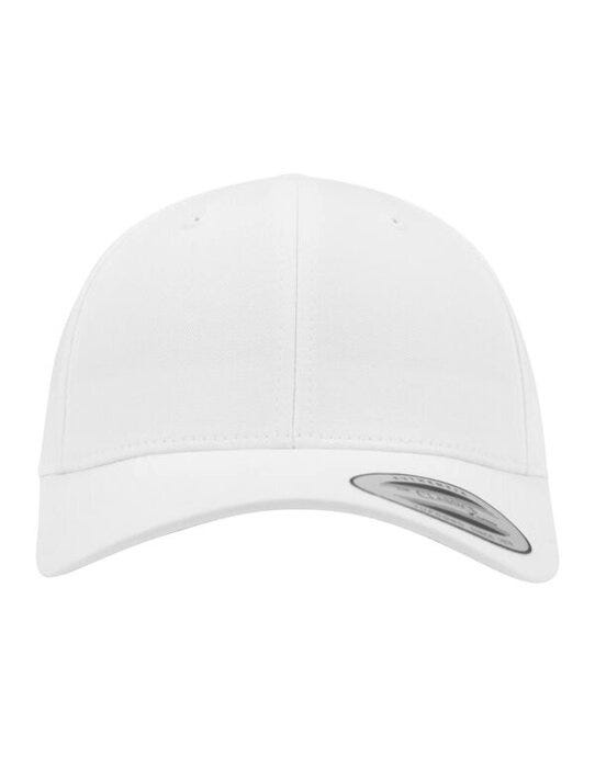 Flexfit 7706 Curved Classic Snapback Cap - White