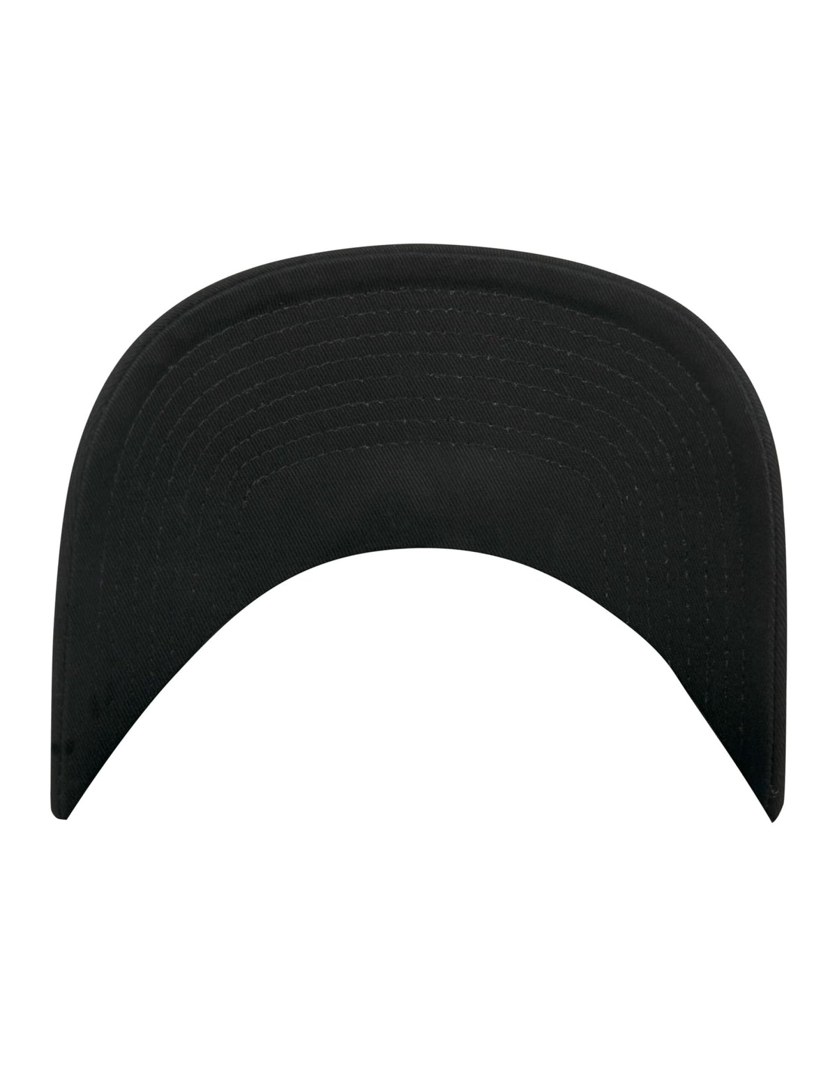 Flexfit 7707 5 Panel Curved Classic Snapback - Black