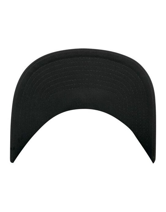 Flexfit 7707 5 Panel Curved Classic Snapback - Black