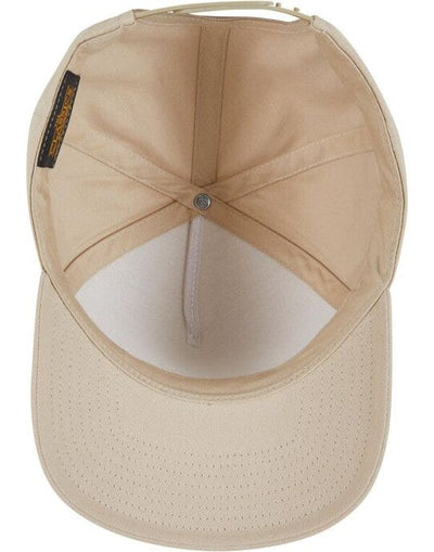 Flexfit 7707 5 Panel Curved Classic Snapback - Beige