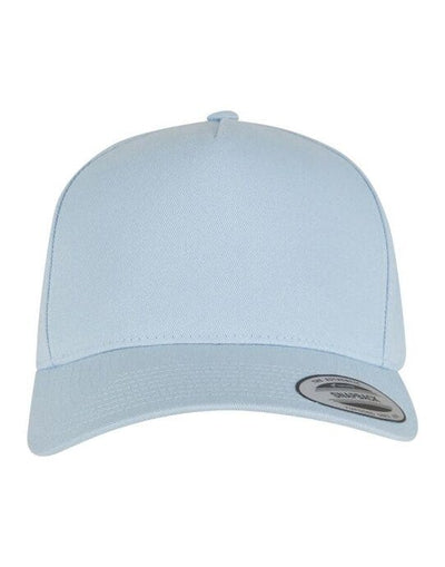 Flexfit 7707 5 Panel Curved Classic Snapback - Light Blue