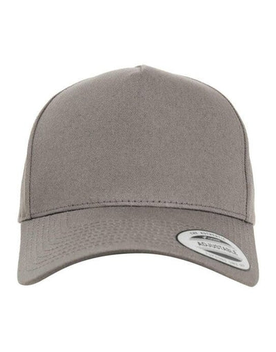 Flexfit 7707 5 Panel Curved Classic Snapback - Grey
