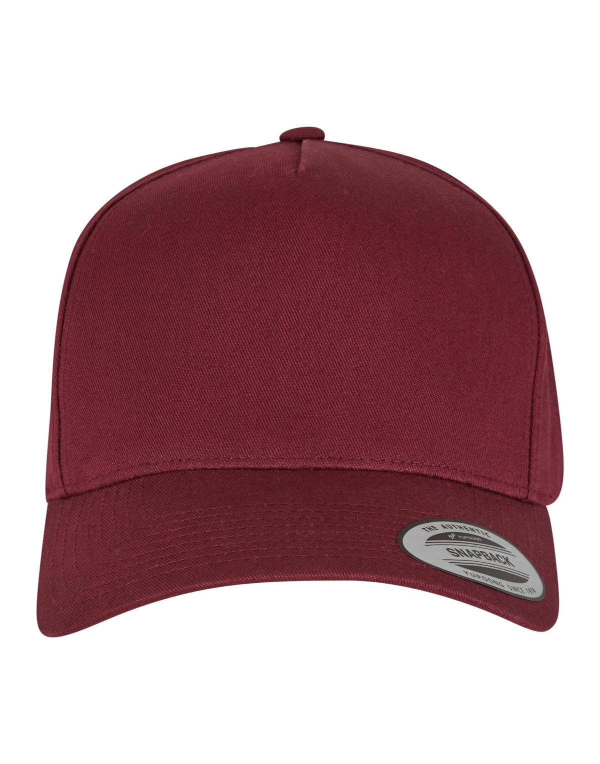 Flexfit 7707 5 Panel Curved Classic Snapback - Maroon