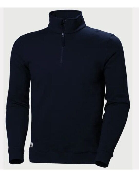 Helly Hansen 79325 Classic Half Zip Sweatshirt - Navy Blue