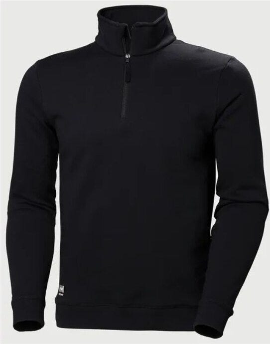 Helly Hansen 79325 Classic Half Zip Sweatshirt - Black