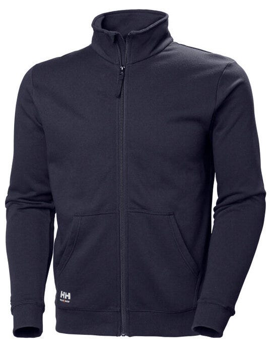 Helly Hansen 79402 Classic 2.0 Zip Sweatshirt - Navy Blue