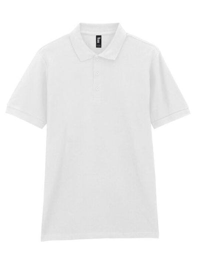 Gildan 85800 Premium Cotton Adult Pique Polo - White